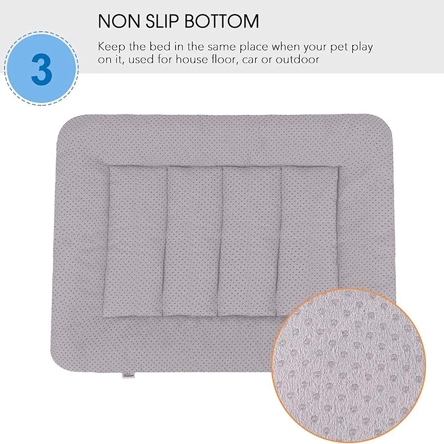 Hero Dog Cat Bed Large Portable Puppy Cushion Soft  Big Sleeping Mat Washable 300 Cycles · v2